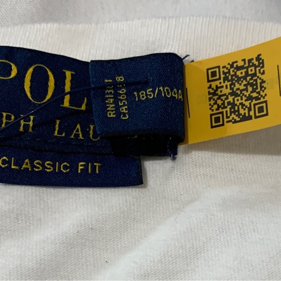 NWT Polo Ralph Lauren Racing Bear L/S Crewneck T-Shirt White Men's Size X-Large - Picture 6 of 12